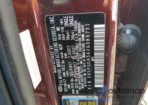 2018 Kia Sorento Lx из США, поврежденный, VIN 5XYPGDA54JG389751